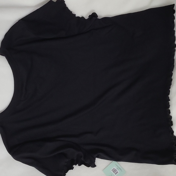 Rebel Sky Black Short Sleeve Women's Tee - Picture 5 of 5